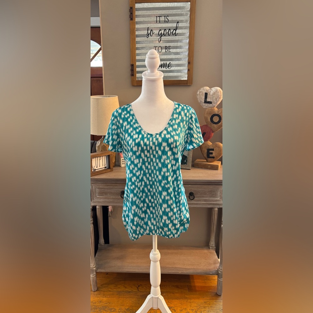 Ann Taylor Checkered Blouse